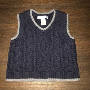Janie and Jack Sweater Vest 3-6 months